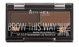 Rimmel Brow This Way Brow Sculpting Kit #003 Dark Brown - $13.80