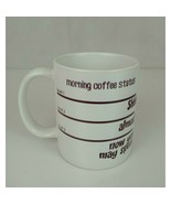 Coffee Mug Morning Coffee Status Mug Cup - $183.41 MXN
