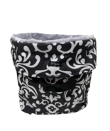 Thirty-One Round Storage Bin with Side Handles Black/White - $26.05 CAD