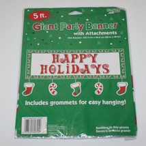 Paper Art Happy Holidays Giant Party Banner with Attachments New in Package - £4.86 GBP
