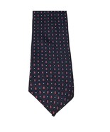 Vintage Hardy Amies Men&#39;s Silk Necktie Black Print - $185.41 MXN