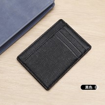 Fashion Men Cowhide Leather Credit Card Holder Business Mini Wallets Coin Purse  - £54.55 GBP