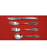 Tele by Mylius Brodrene Norwegian Sterling Silver Dinner 4-pc Setting - $483.98 CAD