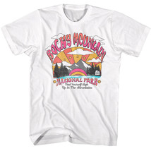 Rocky Mountains Find Yourself High Men&#39;s T Shirt Hippie Sunset Peace National - £22.33 GBP+