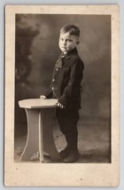 RPPC Sweet Little Boy Francis John Studio Postcard G23 - £5.46 GBP