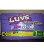 Luvs Vintage 2000 Size 1 Barney Diapers Ultra Leakguards SEALED New 40 V... - $179.99