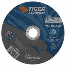 Weiler 58202 CW-6 X .045 X 7/8 ALU60S T1 Tiger Aluminum Cutting Wheels - £21.22 GBP