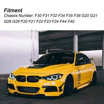 Compatible For BMW Yellow Front Grille Trim Strips Pipe V Brace For BMW ... - $12.99
