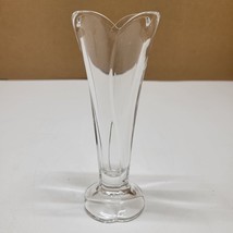 Vintage Mikasa Florita Lead Crystal Glass Flower Bud Vase ~ 7.5&quot; - £13.30 GBP