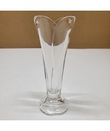 Vintage Mikasa Florita Lead Crystal Glass Flower Bud Vase ~ 7.5&quot; - £13.09 GBP