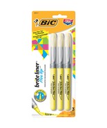 BIC Brite Liner Flex Tip Highlighters, Yellow - £11.71 GBP