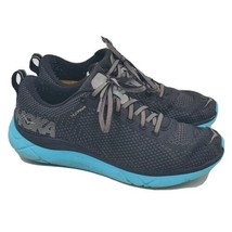 Hoka One One Womens Hupana 2 1019573 BBTP Black Running Shoes Lace Up Si... - £55.18 GBP