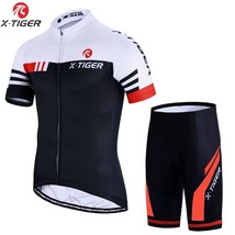 X-Tiger Cycling Sets Bike uniform Summer Cycling Jersey Set Road Bicycle Jerseys - £99.96 GBP