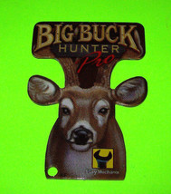 Big Buck Hunter Pinball Machine Original Keychain Plastic Promo 2010 - £10.91 GBP