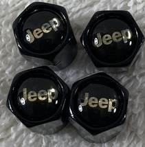 Genuine NEW Metal Tire Air Stem Valve Covers Set For JEEP Car Lovers 4pk - $27.59 CAD