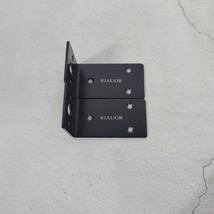 RIAUOR  Fittings of metal for furniture Black L-Shaped Metal Furniture F... - $8.99