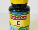 Nature Made Vitamin E 400 IU Dietary  267mg Antioxidant 100 Softgels Ex.... - $11.78