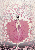 Pink Lady 22x30 Art Deco Print by Erte - $120.00