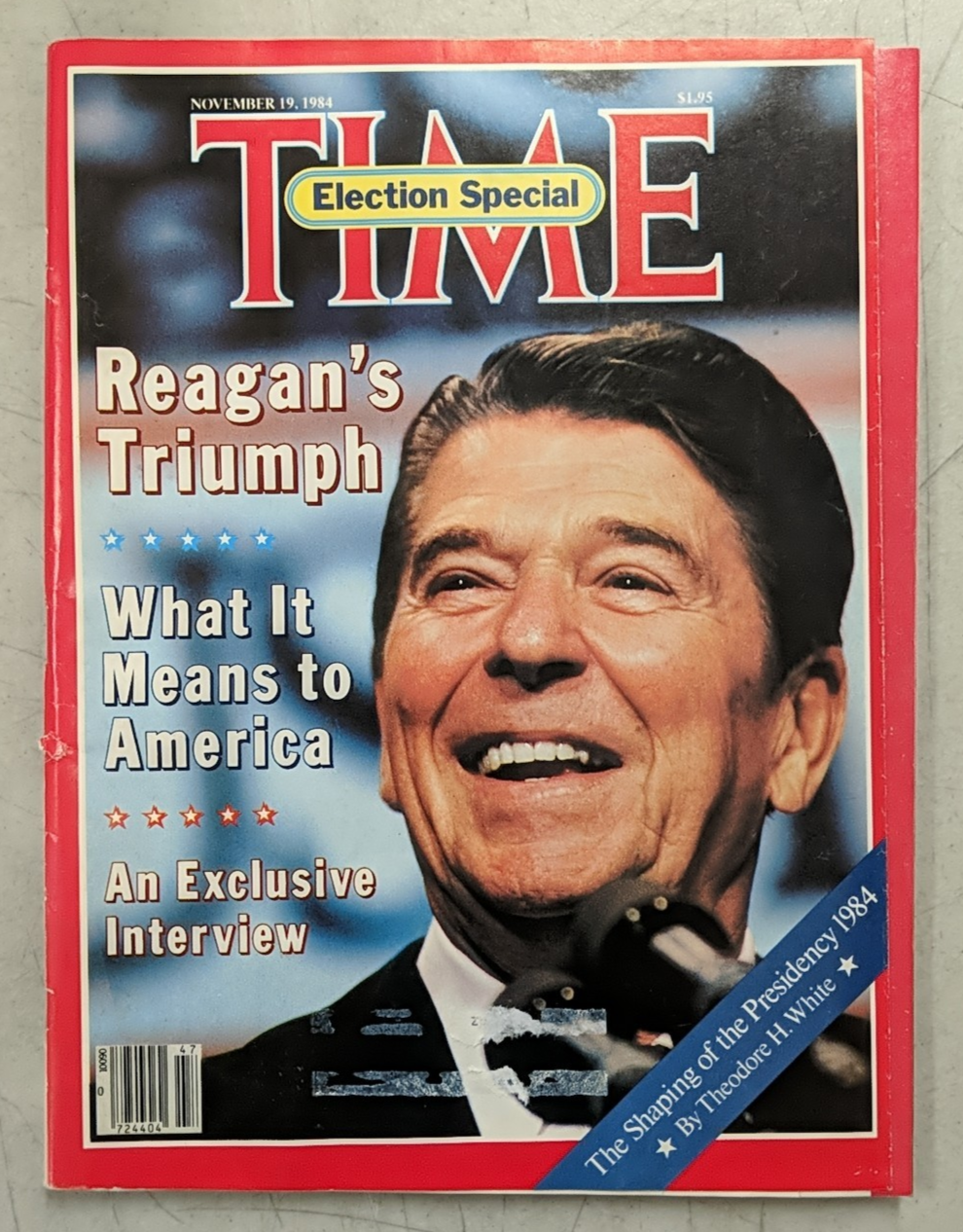 Time Magazine November 19 1984 Reagan&#39;s Triumph Election Special Vol. 12... - $14.84