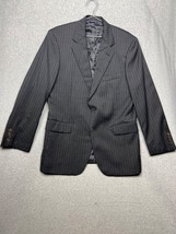 Brooks Brothers Madison 1818 Mens Blazer Jacket 100% Wool Gray Sport Sz 40R/34W - £54.89 GBP