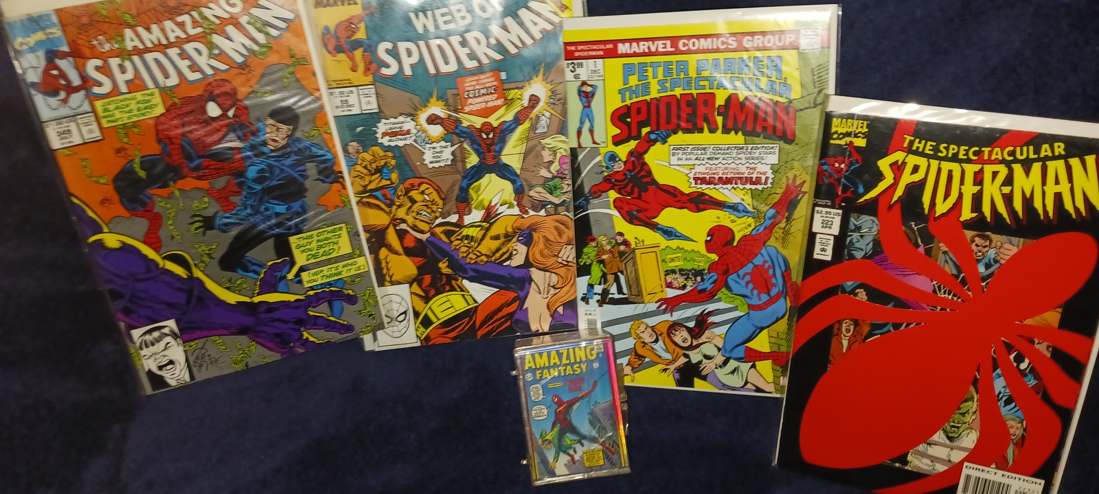 STAN LEE&#39;S FINEST..SPIDER-MAN 4 SERIES/AMAZING FANTASY COMPLETE COLL.CAR... - $49.99