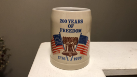 U.S.A. 200 Years Of Freedom 1776-1976 Bicentennial Ceramic Mug Vtg. - £11.62 GBP