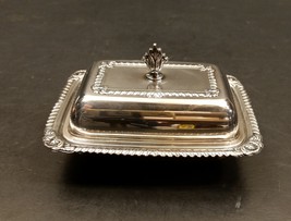 Vintage Oneida Ltd Silverplate Cigarette Table Box Lidded  - £54.98 GBP