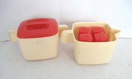 Federal Tool Plastic Sugar and Creamer Set with Two Salt and Pepper Shaker Sets - £15.97 GBP