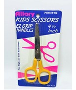 Allary Kids Scissors 4 1/2&quot; EZ Grip Handles - Yellow - £4.67 GBP