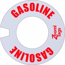 zOOmitags GAS can ID Tag GASOLINE lawnmower car auto truck fuel zoomitag label - £13.60 GBP