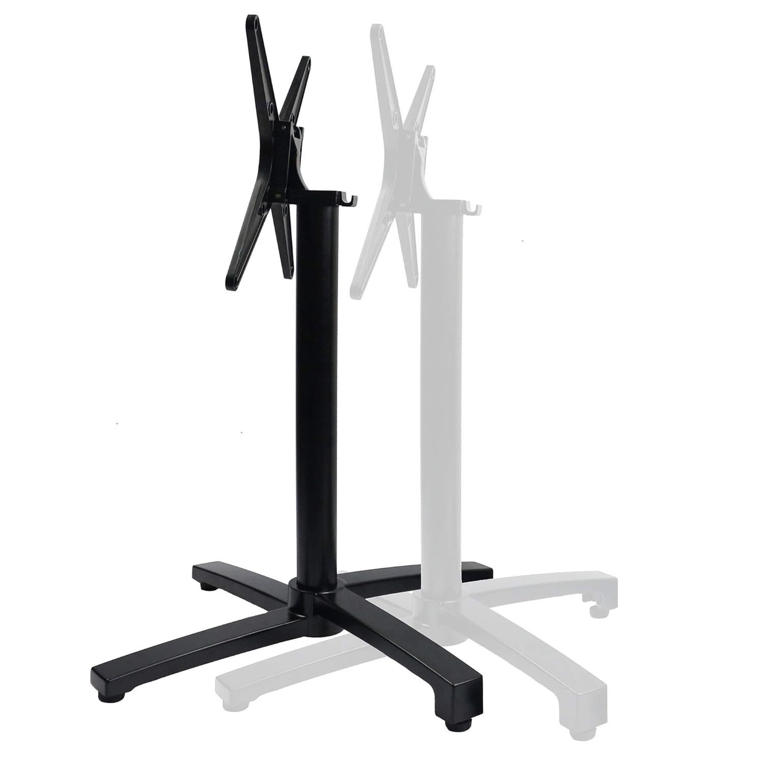 Restaurant X-Table Base (28") With Flip Top Mechanism - Aluminum, Folding Multi-