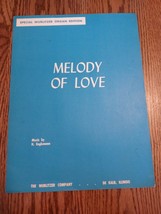 Wurlitzer Organ Melody of Love Sheet Music Read-A-Rhythm model 4040 4100 - £69.10 GBP