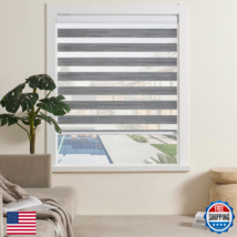 JIANGPIN Cordless Zebra Blinds Window Shade - Easy Install, Durable Poly... - $92.25