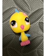 Littlest Pet Shop LPS Parakeet Bird #546 Yellow Easter Egg Set 546 Flowe... - $15.08