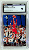 1996-97 Upper Deck Michael Jordan #165 Basketball Card - CGC MINT 9 - £22.06 GBP