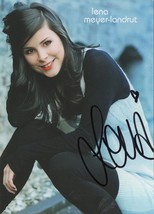 Lena Mayer Landrut German  Eurovision Song Contest Hand Signed Photo - £7.18 GBP