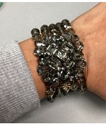 Vintage Women’s Cluster Beaded 5 Strand Stretch Bracelet - €12,84 EUR