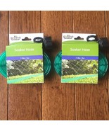 2 Flat Soaker Hoses Drip Irrigation Weeping Sprinkler Watering 20 Foot T... - $11.36
