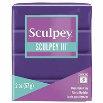Sculpey III Polymer Clay Purple - $3.83