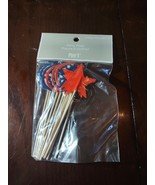 Pier 1 Party Picks American Flag-1ea Pack Of 12-Brand New-SHIPS N 24 HOURS - $242.33 MXN