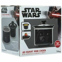 Star Wars Mini Crock Pot .65 Quart Removable with Lid Darth Vader New IN BOX - £23.63 GBP