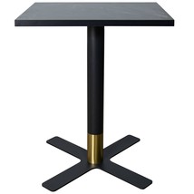 LeisureMod 24&quot; Square Dining Table - MDF Top &amp; Powder-Coated X-Shaped St... - $2,922.74 MXN