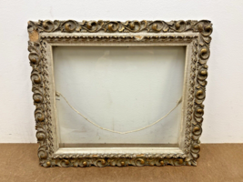 Vintage Picture Frame ornate gold wood victorian gesso gilt wall art FITS 10x12 - $29.99