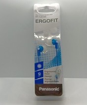 Panasonic ErgoFit Wired Earbuds ( IN-EAR) RP-HJE120 3.5mm Jack 3.6 ft. Cord Blue - £9.45 GBP