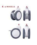 4 x Heavy Duty 4 Inch Twin Caster Wheels Medical Casters for Hospital Eq... - €76,18 EUR