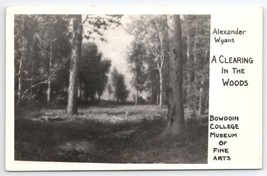 Alexander Wyant A Clearing In The Woods Bowdoin College Museum Art Postc... - $14.95