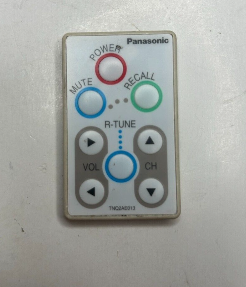 Panasonic TNQ2AE013 Mini Remote Control, White for TV  			