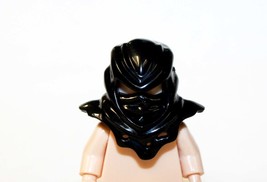 Minifigure Black Hood Mask Custome - $4.62