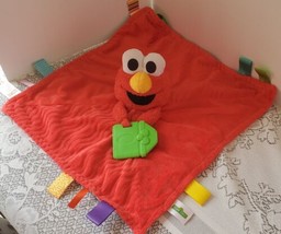 Bright Starts Elmo Sesame Street Red Plush Lovey Teether Tags Security Blanket  - $13.54