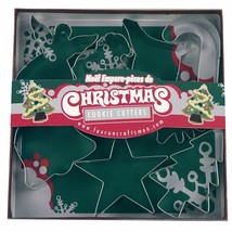 Fox Run 3648 Christmas Cookie Cutter Set, 7-Piece, Metallic - £12.85 GBP